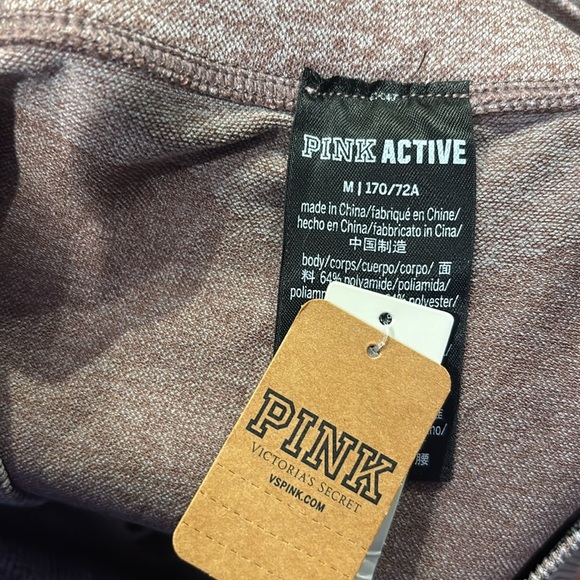 Pink women's leggings mauve color - Picture 7 of 8